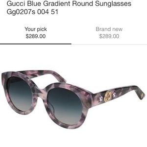 Gucci Havana Sunglasses! Brand new; never worn!